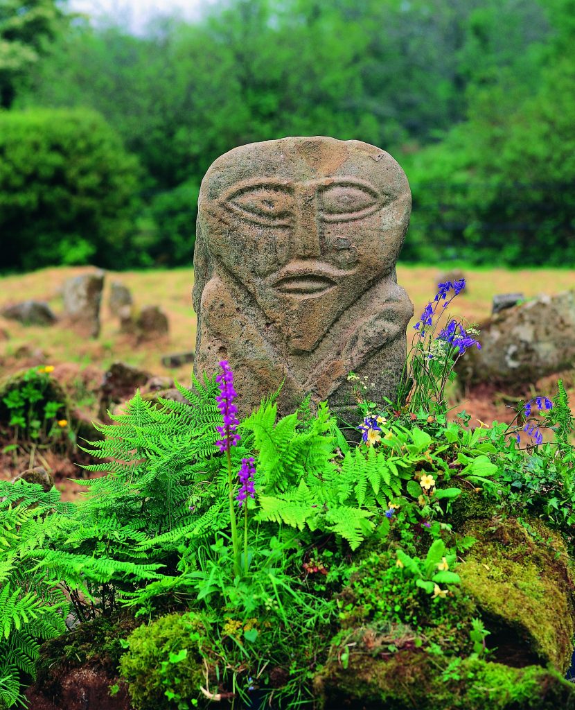 The Boa Island carved stones, graveyard, and enclosure are Scheduled Historic Monuments sited in the townland of Dreenan, in Fermanagh District Council area.