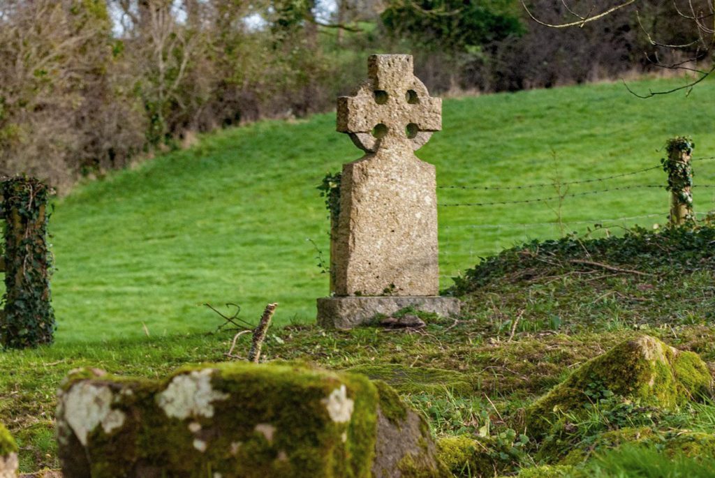 Cleenish Island graveyard